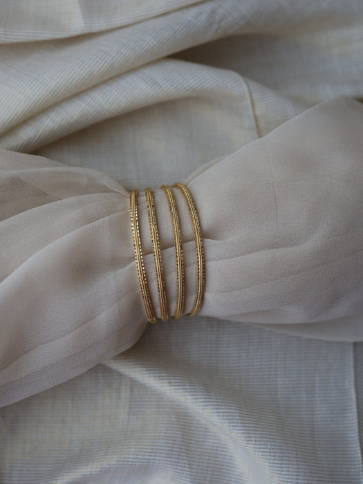 Heritage gold plated gold bangle (1 set  of 4 bangles) HB3110