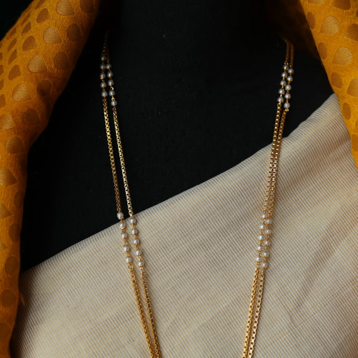 Heritage gold plated padakam necklace HP111
