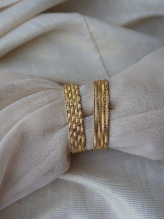 Heritage gold plated gold bangle (1 set  of 4 bangles) HB3110