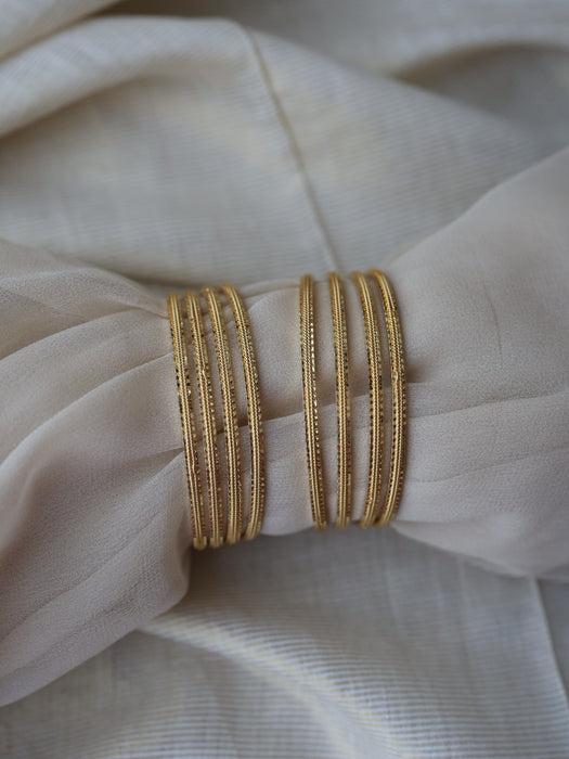 Heritage gold plated gold bangle (1 set  of 4 bangles) HB3110