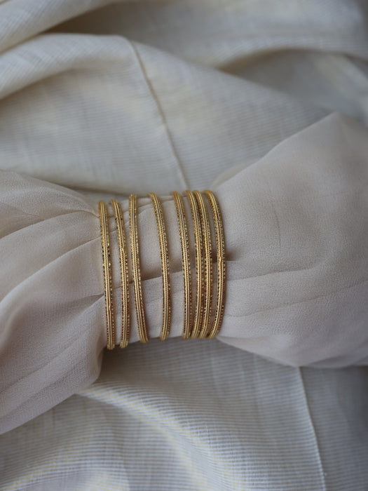Heritage gold plated gold bangle (1 set  of 4 bangles) HB3110