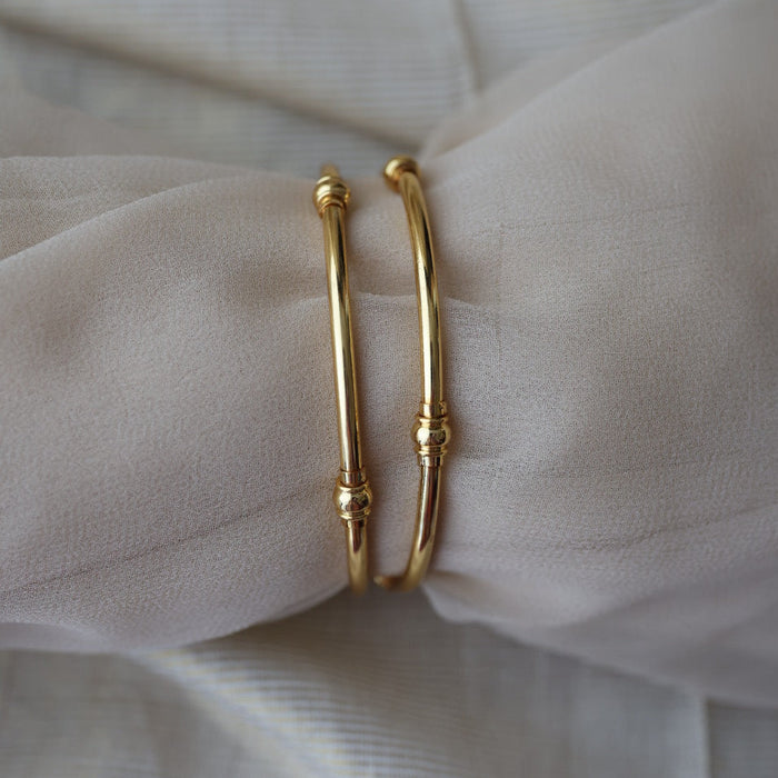 Heritage gold plated gold bangle (1 set  of 2 bangles) HB1930