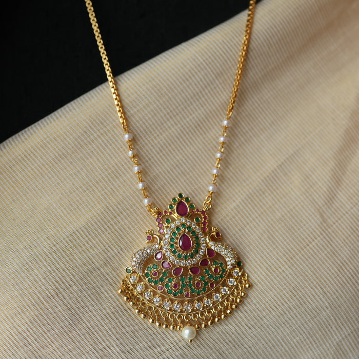 Heritage gold plated padakam necklace HP1127