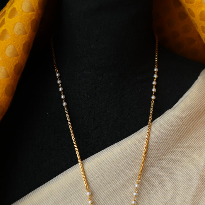 Heritage gold plated padakam necklace HP1127
