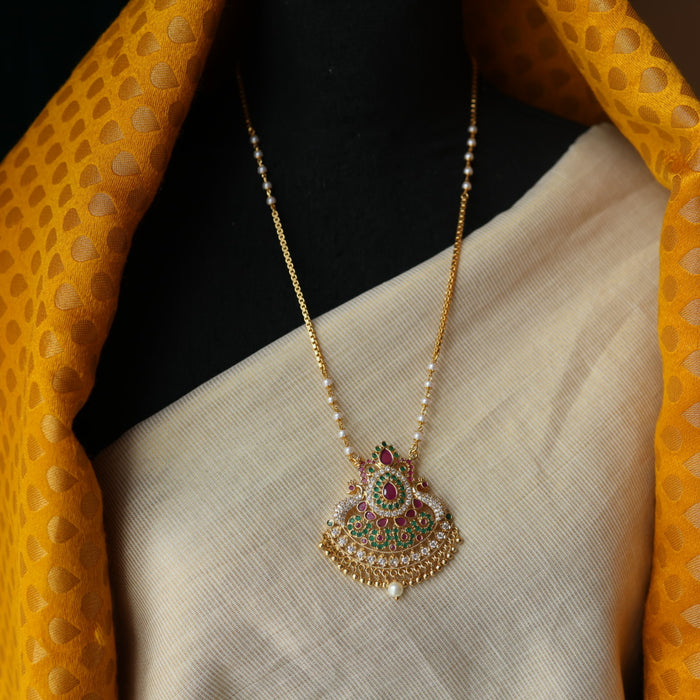 Heritage gold plated padakam necklace HP1127