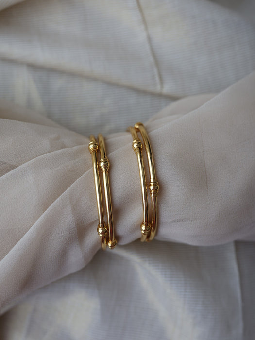 Heritage gold plated gold bangle (1 set  of 2 bangles) HB1930