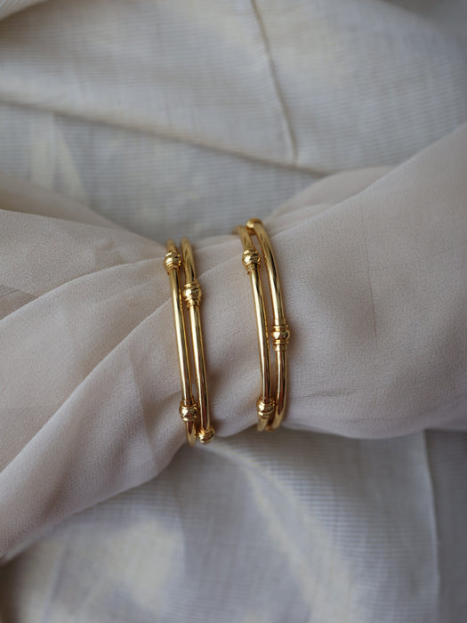 Heritage gold plated gold bangle (1 set  of 2 bangles) HB1930