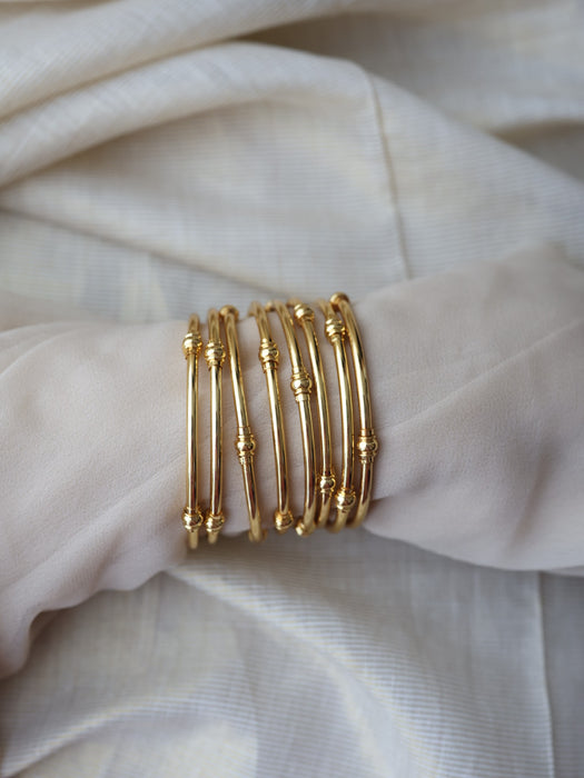 Heritage gold plated gold bangle (1 set  of 2 bangles) HB1930