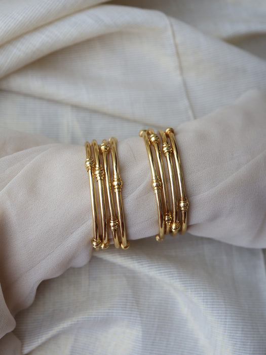 Heritage gold plated gold bangle (1 set  of 2 bangles) HB1930