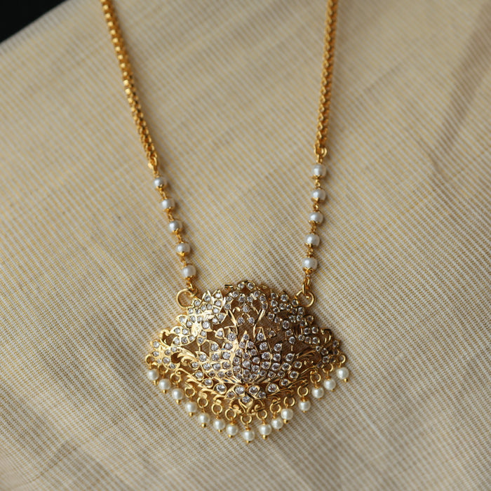 Heritage gold plated padakam necklace HP1129