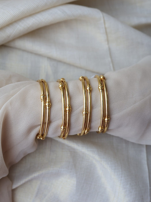 Heritage gold plated gold bangle (1 set  of 2 bangles) HB1930