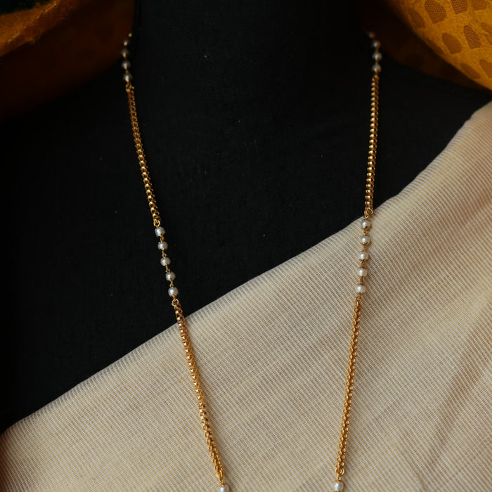 Heritage gold plated padakam necklace HP1129