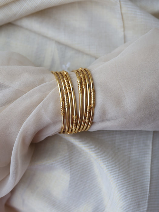 Heritage gold plated gold bangle (1 set  of 2 bangles) HB896