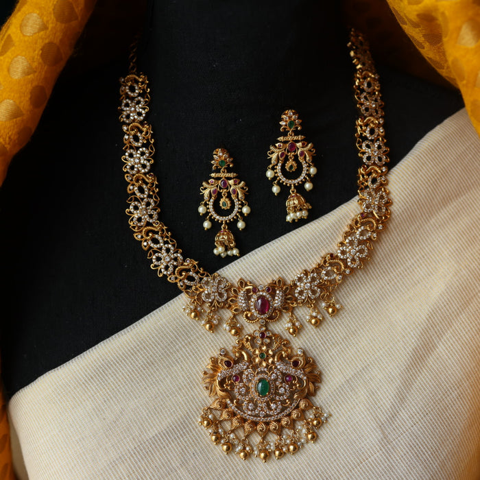 Cleaance Antique short  necklace with earrings SS106432