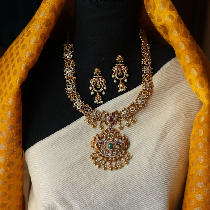 Cleaance Antique short  necklace with earrings SS106432