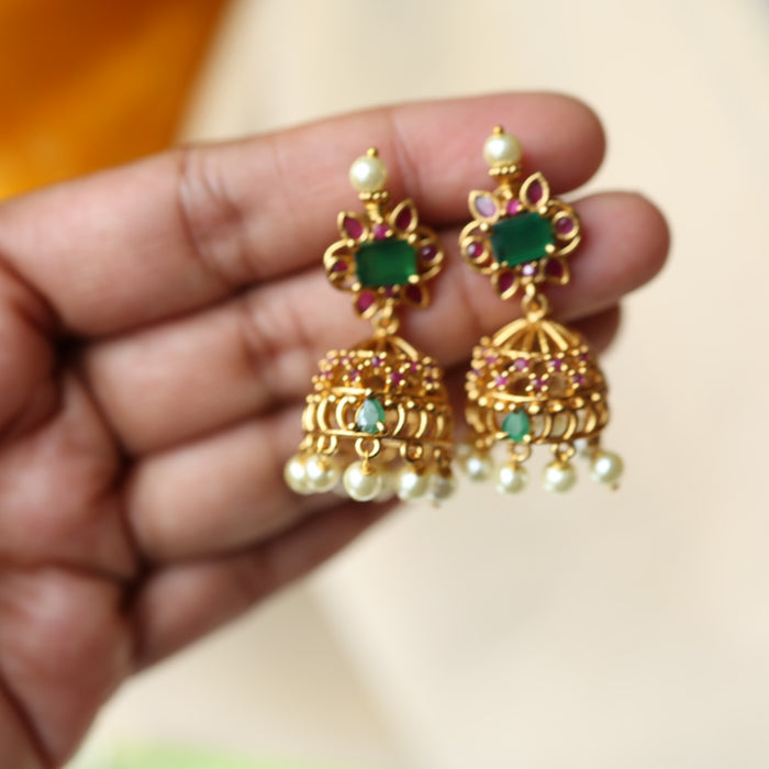 Antique choker necklace with earrings CCB13270