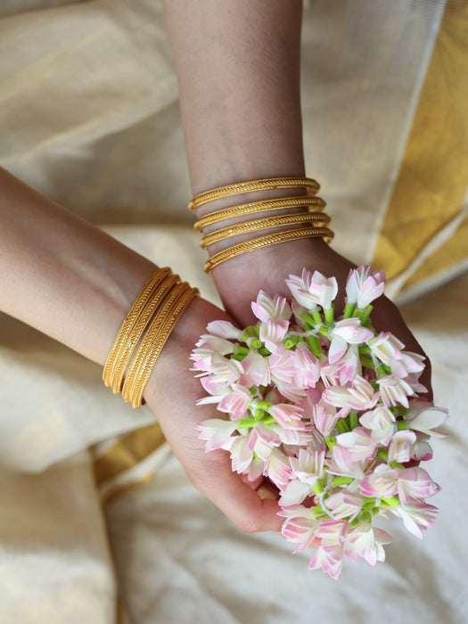 Heritage gold plated gold bangle (1 set  of 2 bangles) HB5128