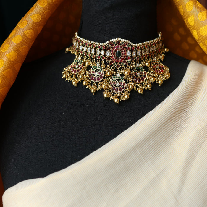 Antique choker necklace and earrings CCB1166