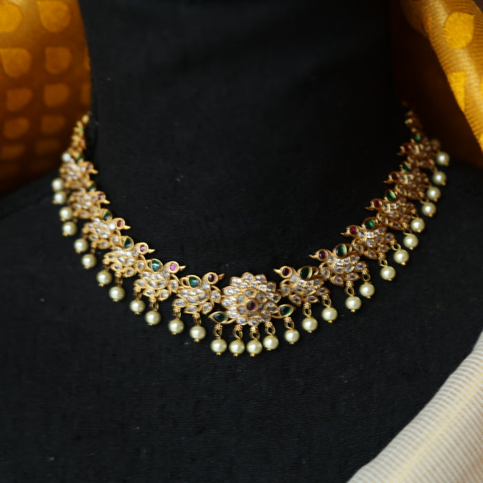 Antique choker necklace with earrings CCB13275