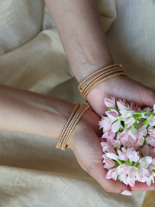 Heritage gold plated gold bangle (1 set  of 2 bangles) HB51209