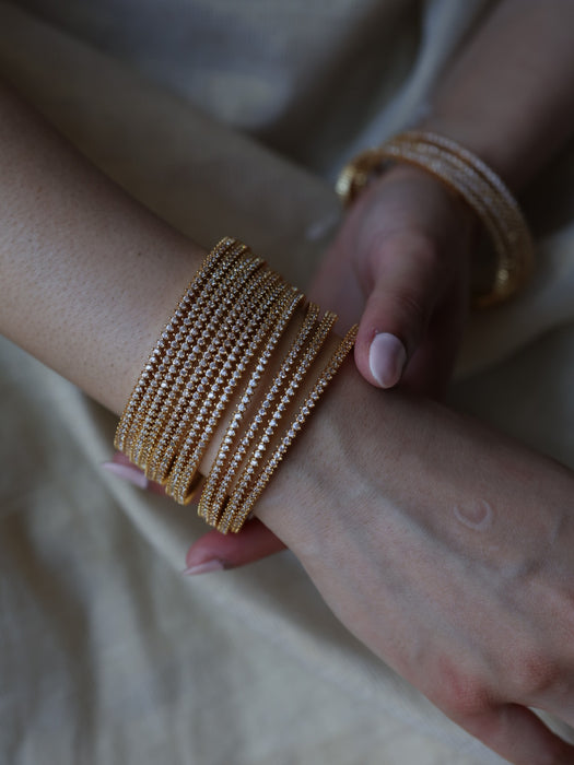 Heritage gold plated gold bangle (1 set  of 2 bangles) HB51209