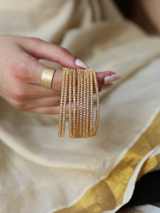 Heritage gold plated gold bangle (1 set  of 2 bangles) HB51209
