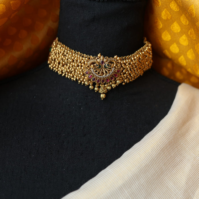 Antique choker necklace and earrings CCB1654