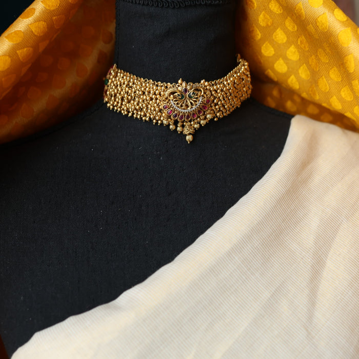 Antique choker necklace and earrings CCB1654
