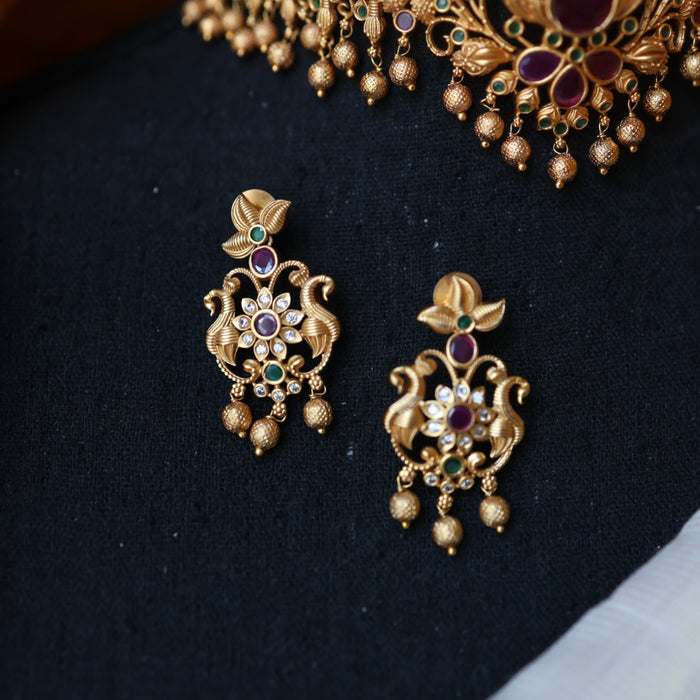 Antique choker necklace and earrings CCB1111