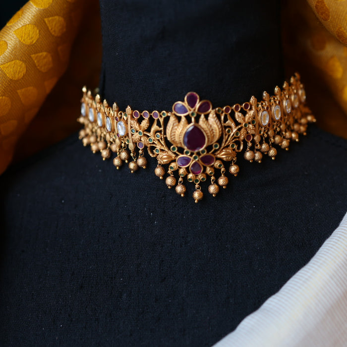 Antique choker necklace and earrings CCB1111