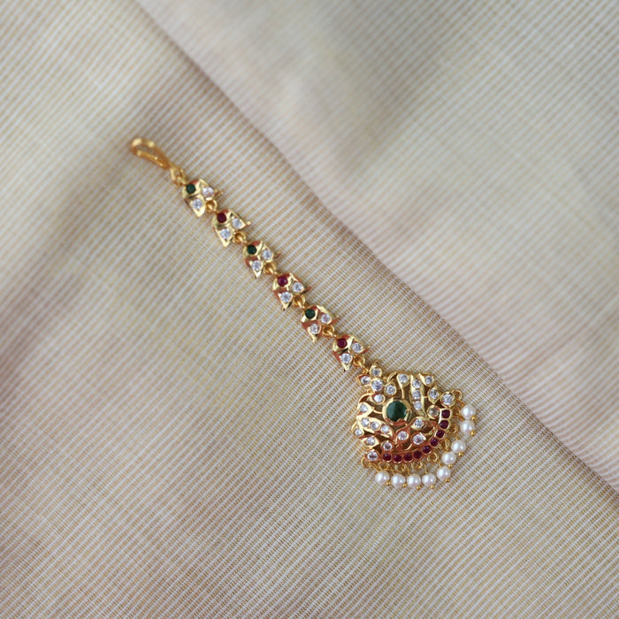 Heritage gold plated multi tone tikka HT507