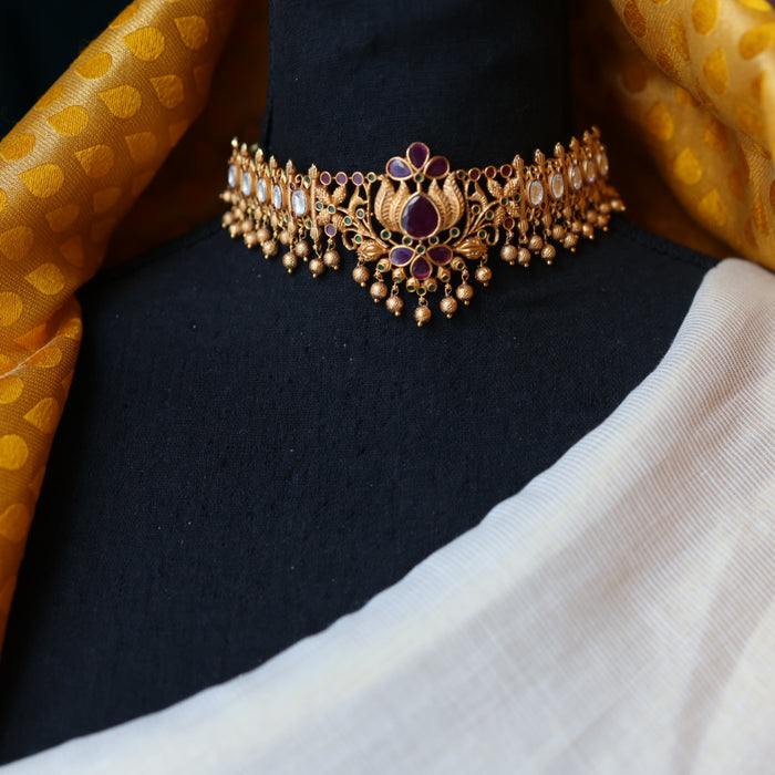 Antique choker necklace and earrings CCB1111
