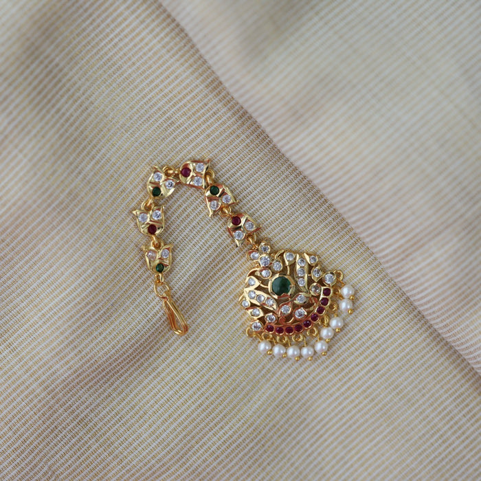 Heritage gold plated multi tone tikka HT507