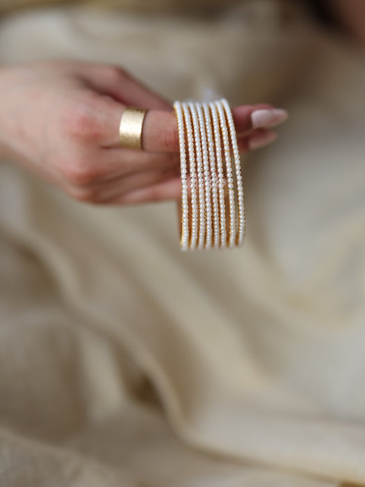Heritage gold plated gold bangle (1 set  of 2 bangles) HB5234