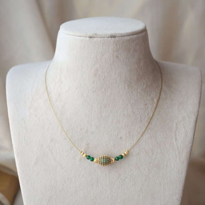 Heritage gold plated invisible necklace IN1200