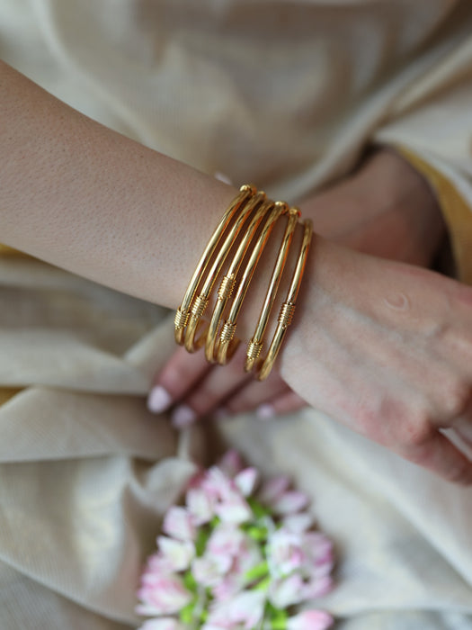 Heritage gold plated gold bangle (1 set  of 2 bangles) HB589