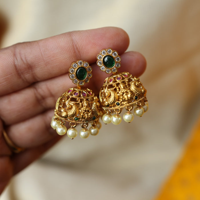 Antique choker necklace and earrings CCB17434