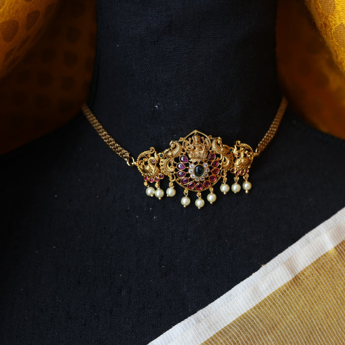 Antique choker necklace and earrings CCB17434