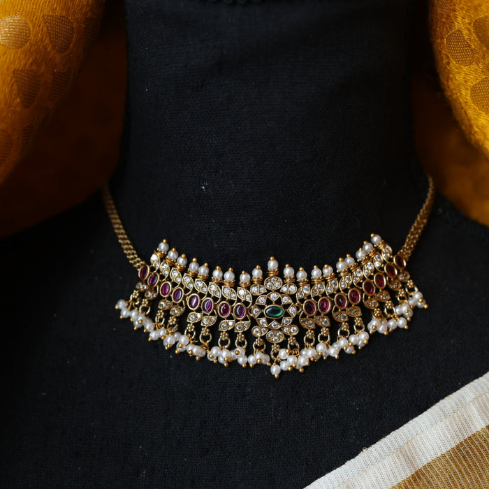 Antique choker necklace and earrings CCB1747