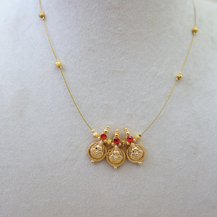 Heritage invisible short necklace IN1002