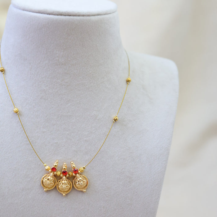 Heritage invisible short necklace IN1002