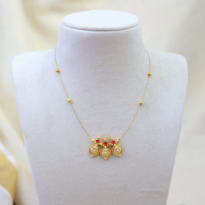 Heritage invisible short necklace IN1002