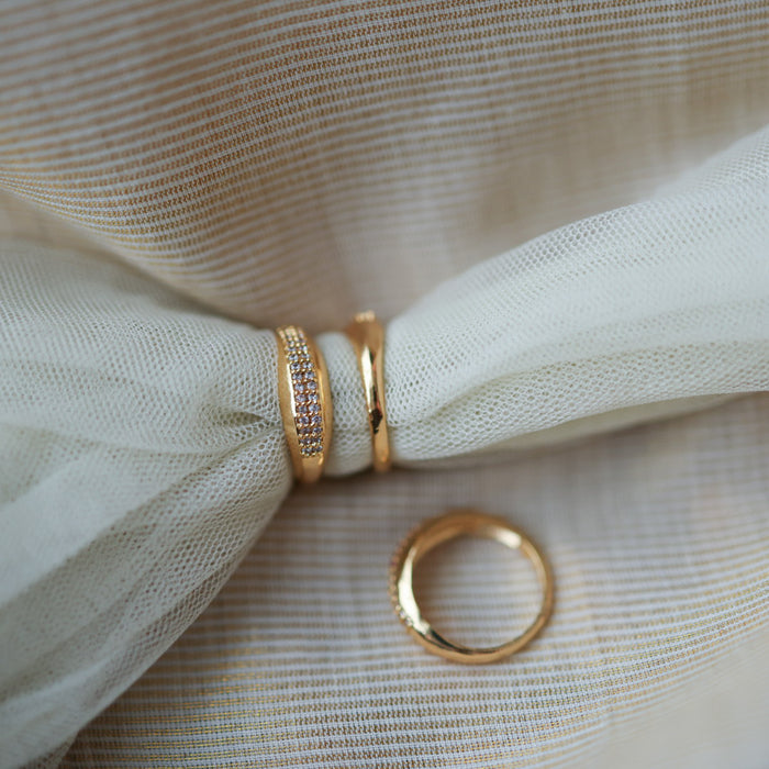 Heritage gold plated rings HRS001