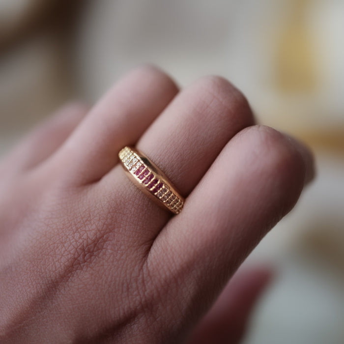 Heritage gold plated rings HRS001