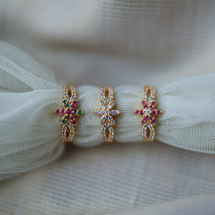 Heritage gold plated rings HRS00190