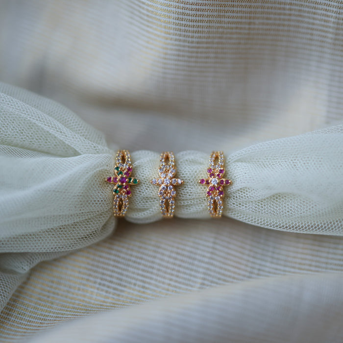 Heritage gold plated rings HRS00190