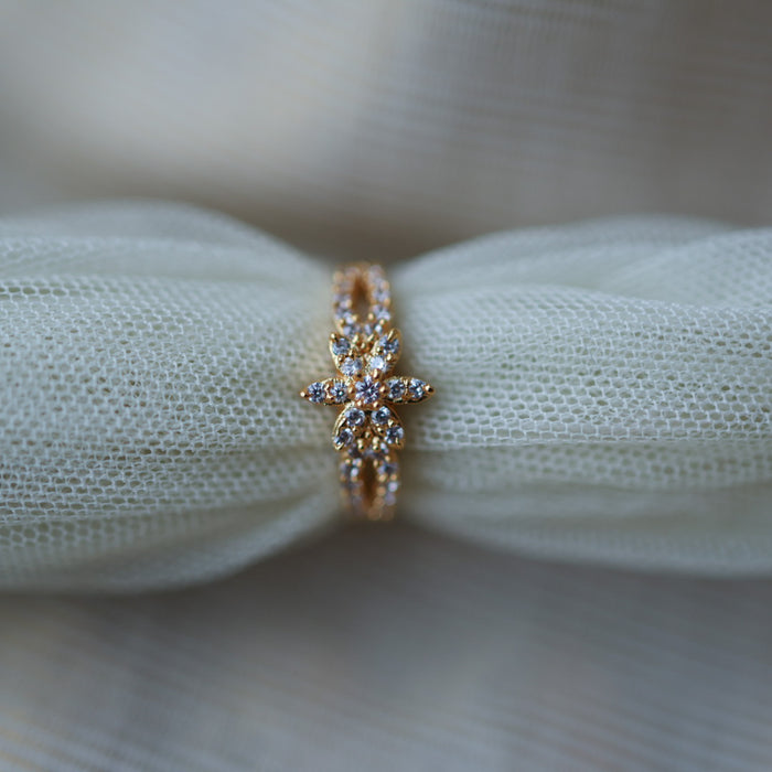 Heritage gold plated rings HRS00190