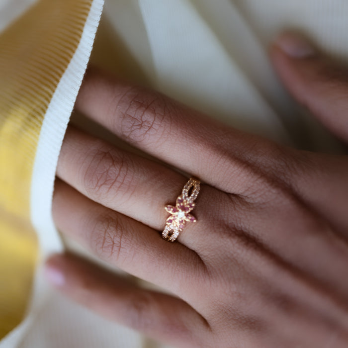 Heritage gold plated rings HRS00190