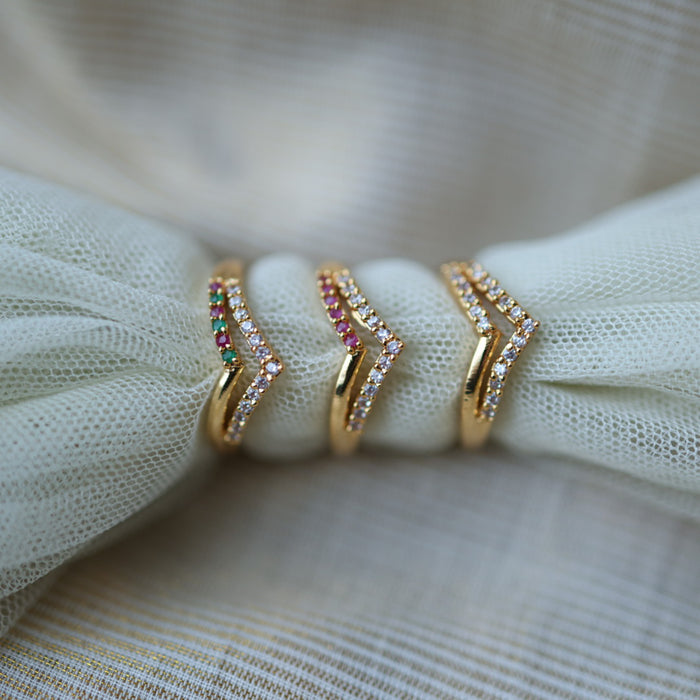 Heritage gold plated rings HRS003