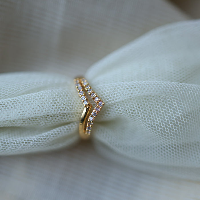 Heritage gold plated rings HRS003